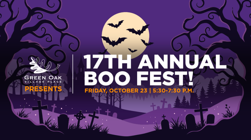 Green Oak Village Place Celebrates 20 Years with Boo Fest Green Oak Village Place Celebrates 20 Years with Boo Fest